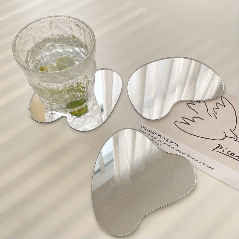 Nordic Irregular Mirror Drink Coaster - Image 4