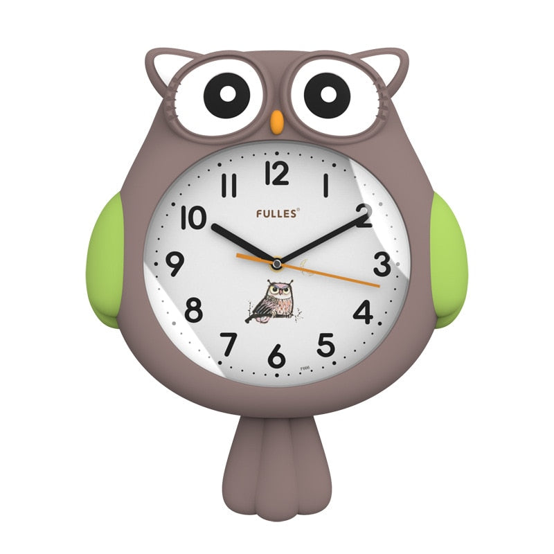 Cute Midnight Owl Wall Clock - Image 2