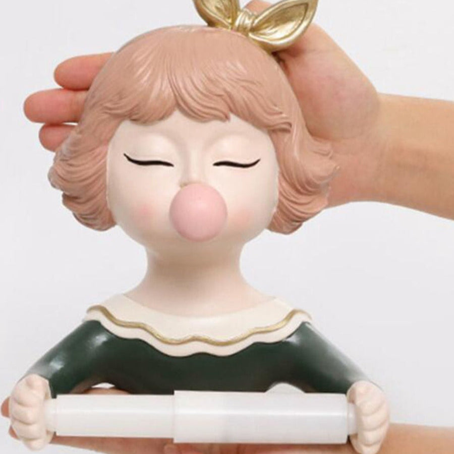 Fancy Girl Toilet Paper Roll Holder - Image 4