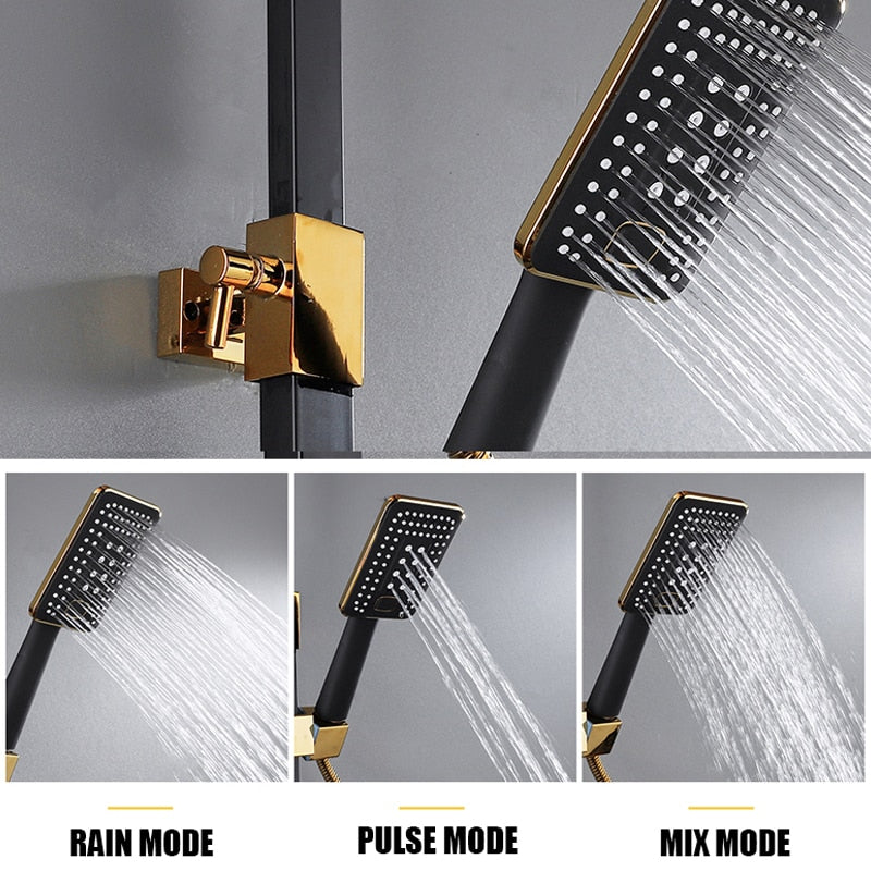 Elegant Digital Wall Mounted Smart Thermostatic Bath Faucet - Image 9