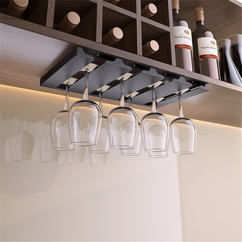 Under Cabinet Glass Organizer Rack - Image 1