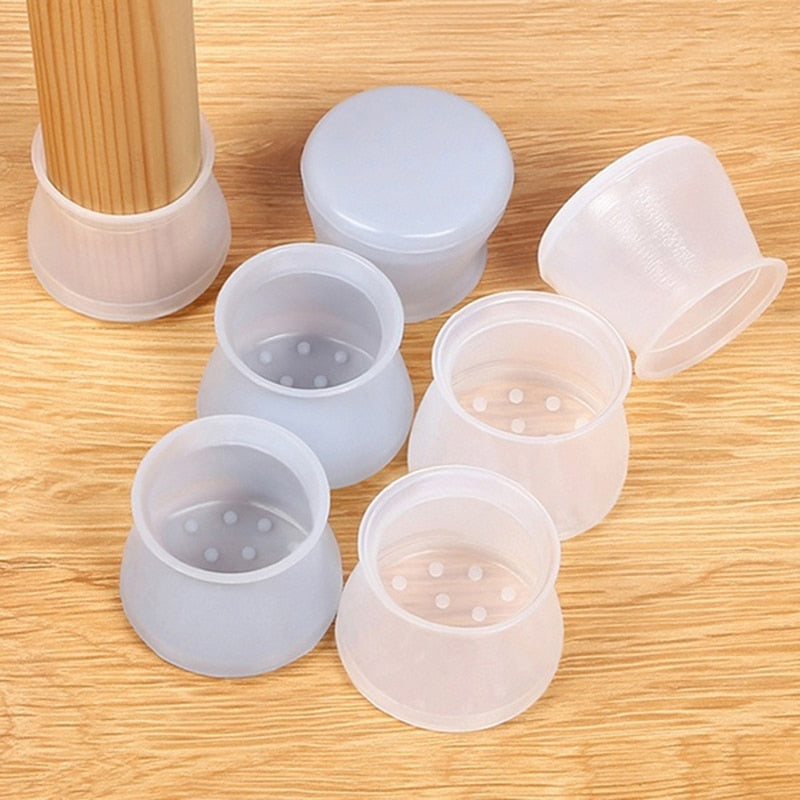Anti-slip Silent Silicon Furniture Leg Cover Set - Image 1