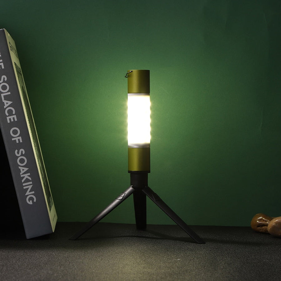 Rechargeable Hanging Zoomable Camping Flashlight - Image 1