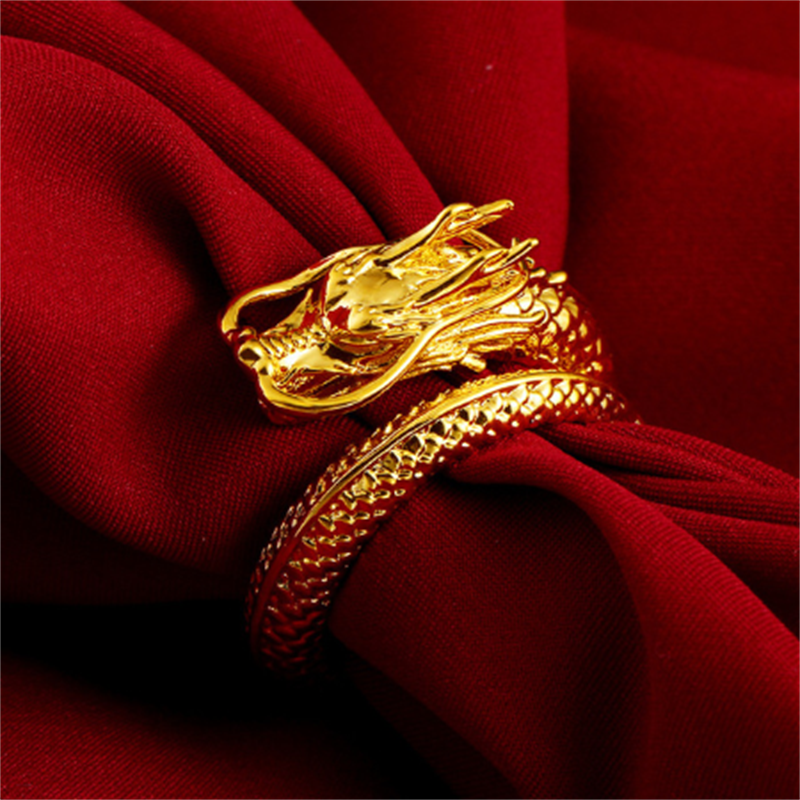 Black Retro Resizeable Gothic Snake Ring - Image 4