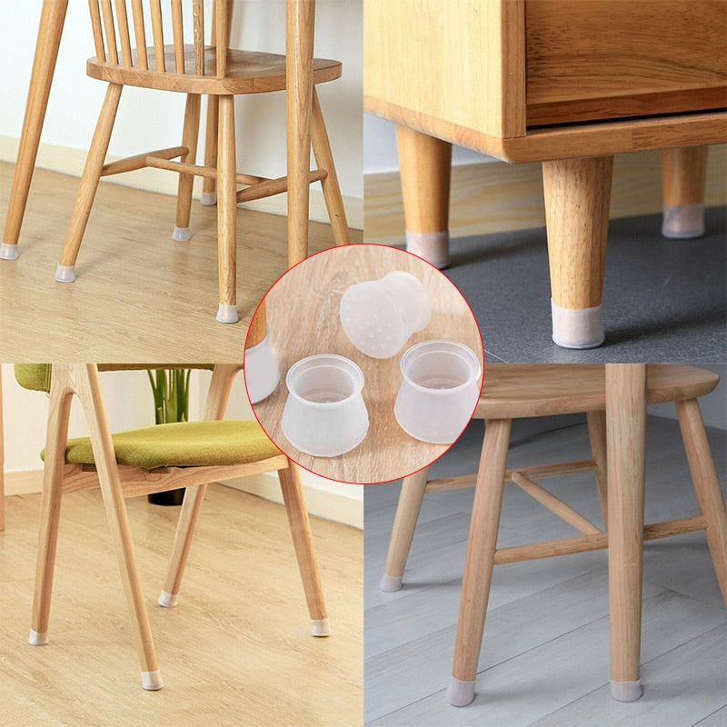 Anti-slip Silent Silicon Furniture Leg Cover Set - Image 2