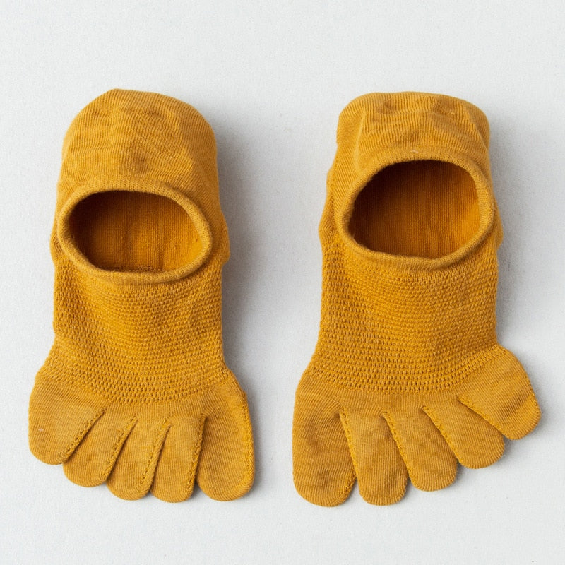 Breathable Cotton Toe Socks - Image 6