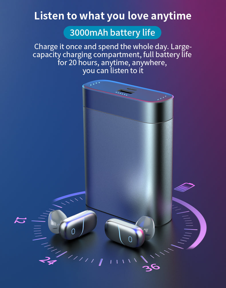 Wireless Touch Control Power Bank Earphone - Image 10