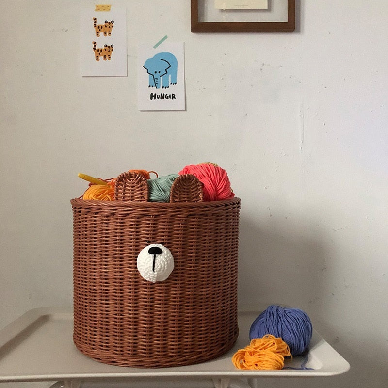 Handmade Storage Bear Baskets - Image 1