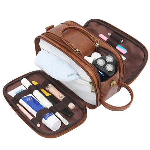 Mermaid Dream Waterproof Leather Travel Makeup Storage Bag - Image 9