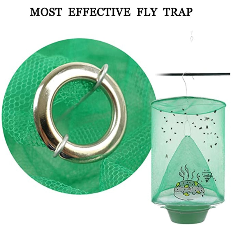 Reusable Hanging Cage Net Fly Trap - Image 3
