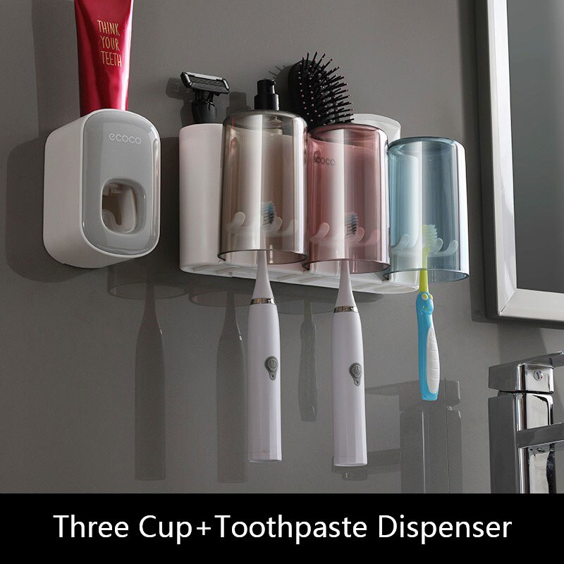 Universal Bathroom Organizer Multifunctional Toothbrush Holder - Image 9