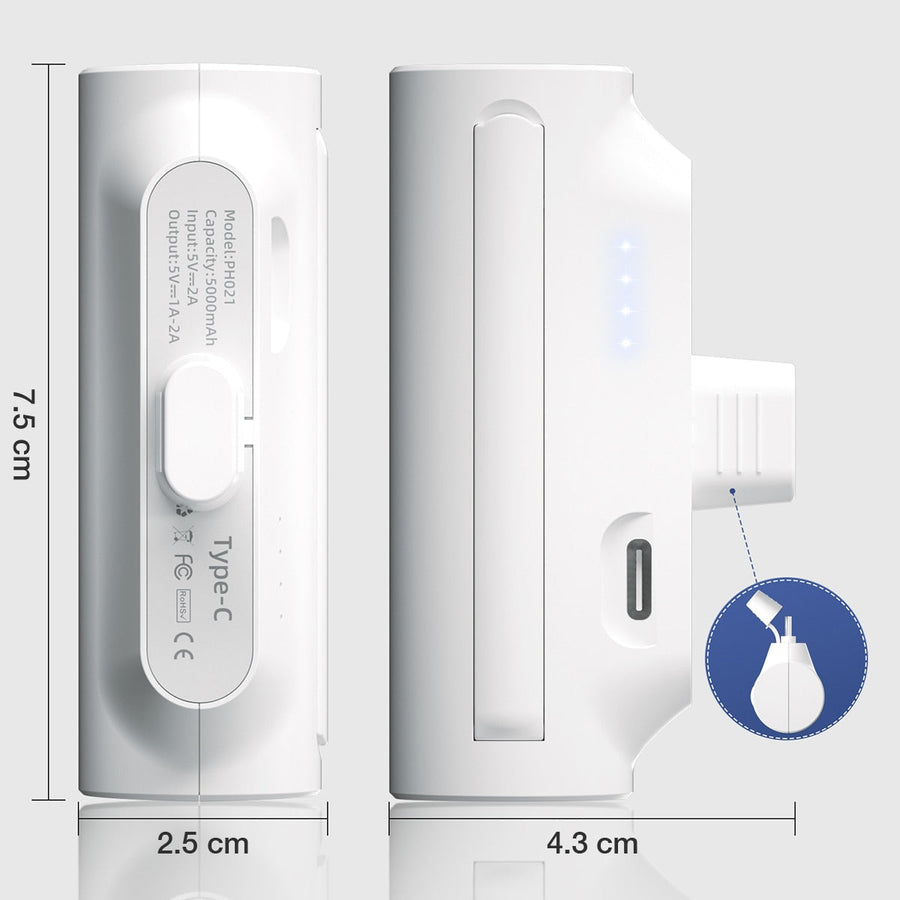 Pocket Power Mini Power Bank Phone Holder - Image 3