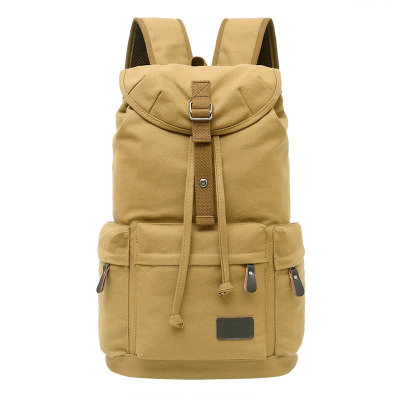 Large Capacity Canvas Explorer Travel Backpack - Image 9
