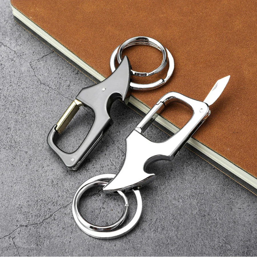 Mini Foldable Bottle Opener Keychain Knife - Image 8