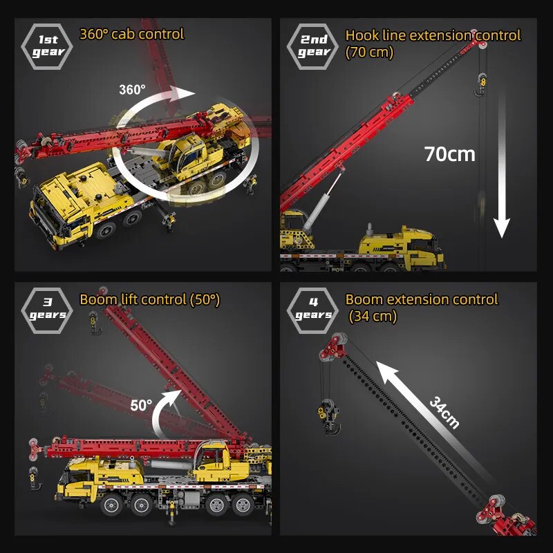 City Construction Remote-Control Learning Crane Truck - Image 3