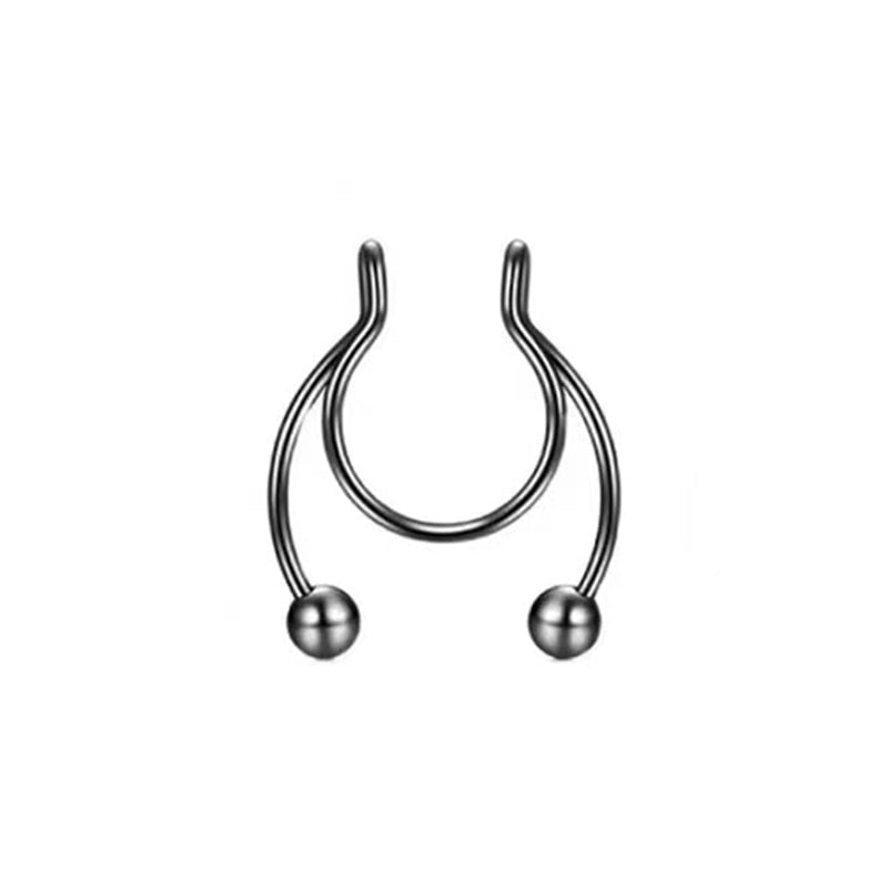 Stainless Steel Magnetic Fake Nose Piercing - Image 8