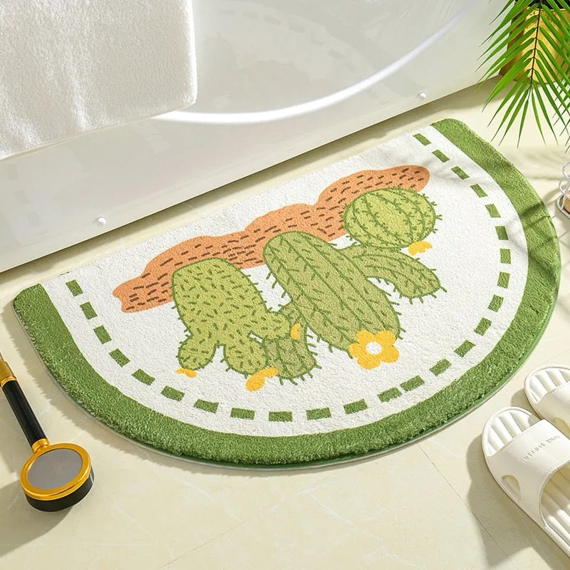 Floral Non-Slip Kawaii Doormats - Image 13