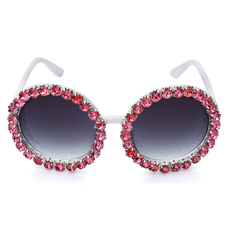 Oversize Round Luxury Sunglasses - Image 11