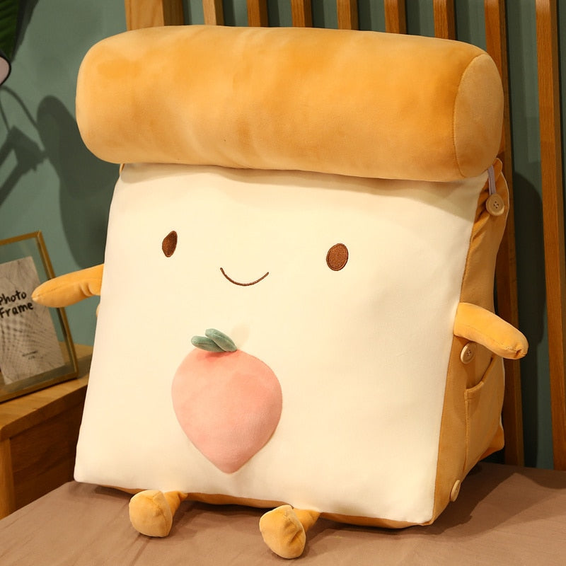 Fruity Toast Bread Comfy Pillow - Image 12