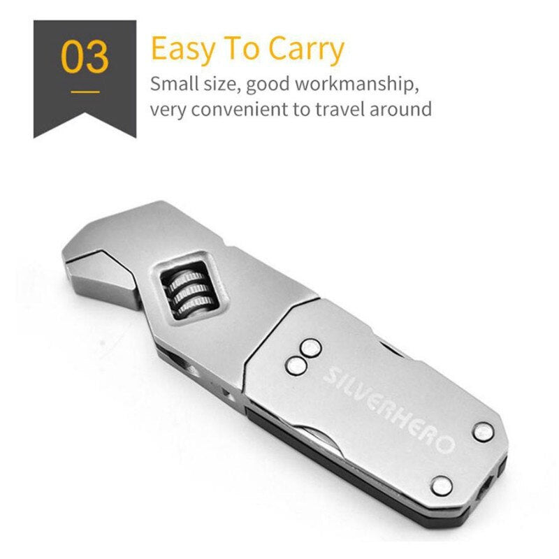 Pro Expert Foldable Stainless Steel Wrench Tool Set - Image 8