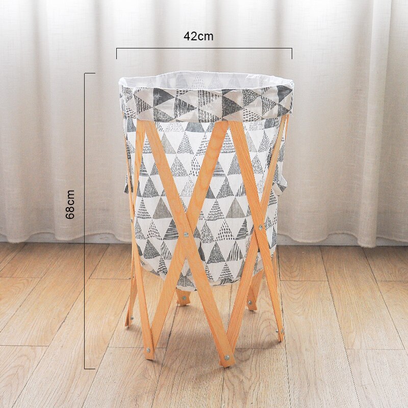 Modern Simple Foldable Creative Large Foldable Laundry Basket - Image 6