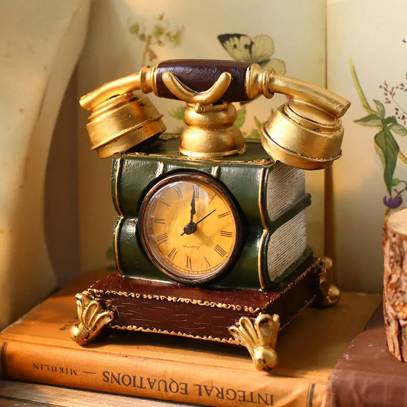 Vintage Pieces Antique Style Telephone Violin Home Decor - Image 2