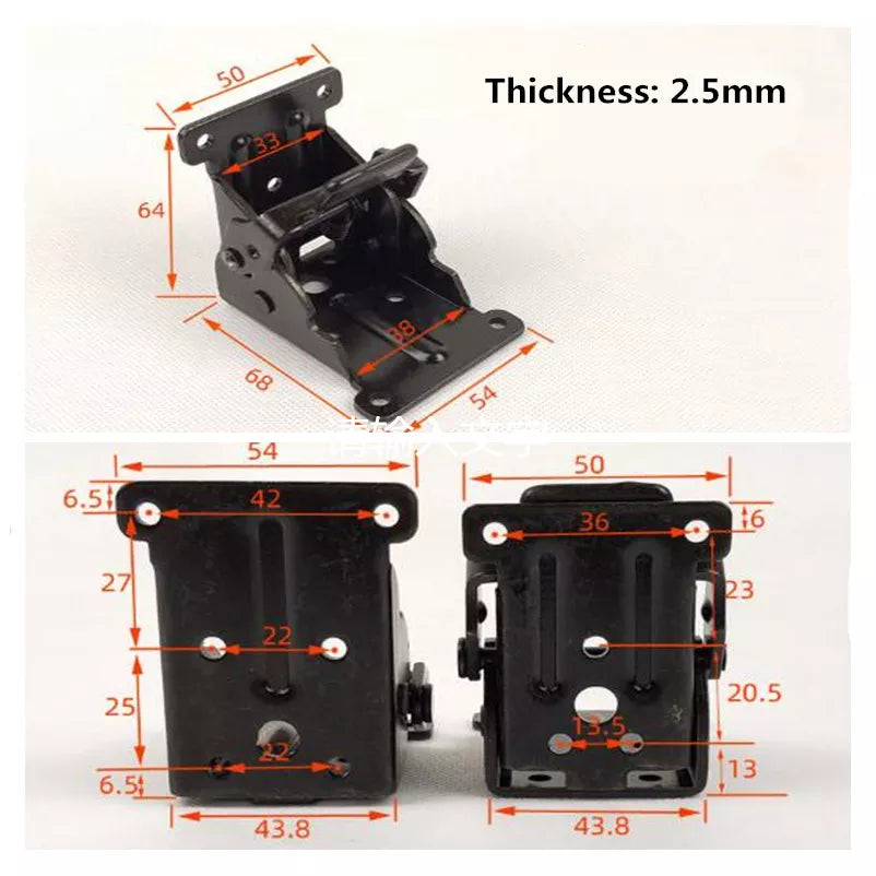 2Pcs Foldable Self-Locking Hinges - Image 9