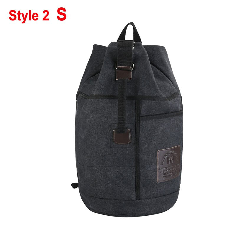 Nomad Friendly Canvas Bucket Bag Backpack - Image 11