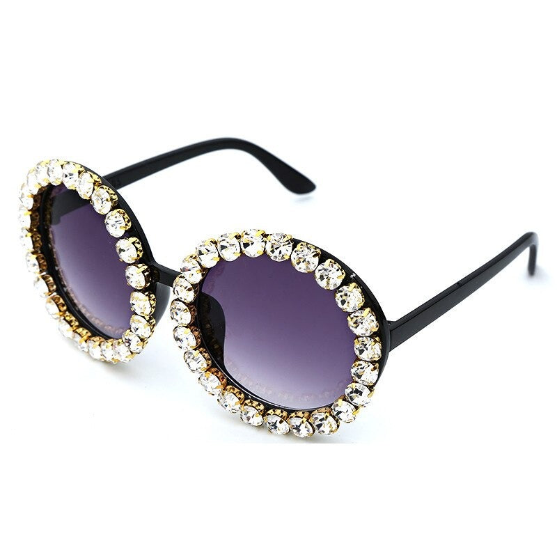 Oversize Round Luxury Sunglasses - Image 6