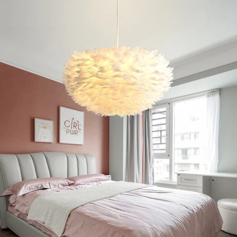 Cloud Like Realistic Feather Chandelier - Image 2