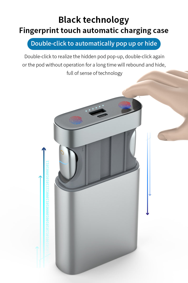 Wireless Touch Control Power Bank Earphone - Image 6