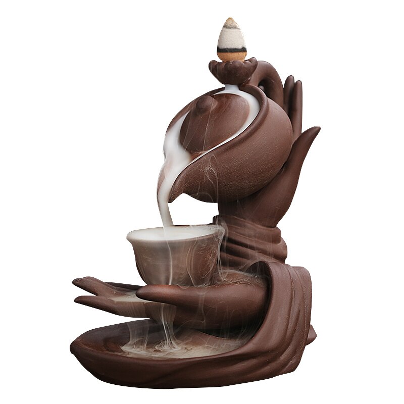 Zen Tea Backflow Incense Burner - Image 5