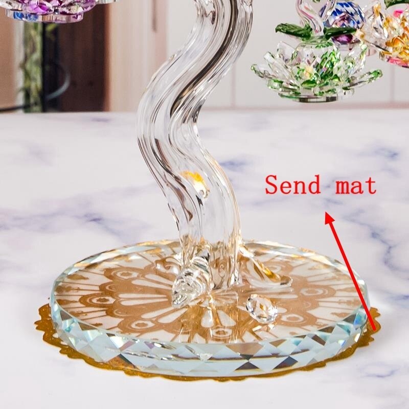 Elegant Crystal Apple Tree Home Decor - Image 10