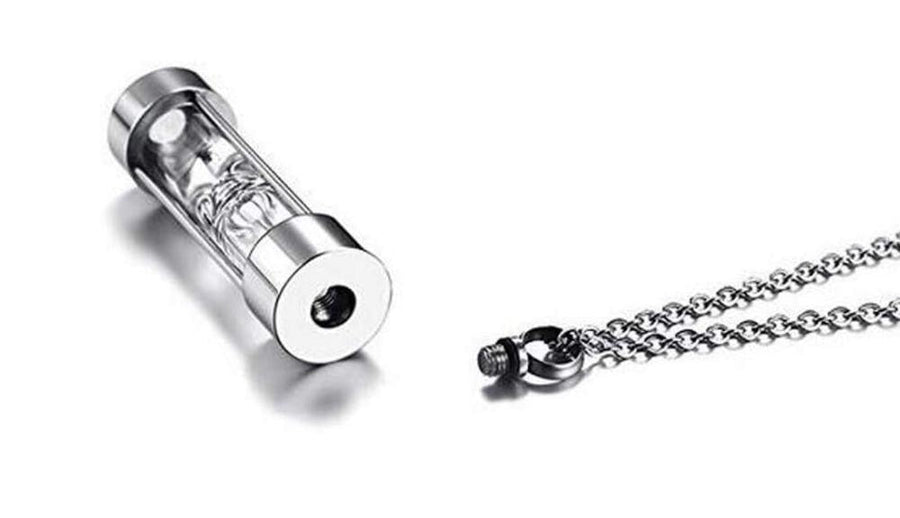 Memory Hourglass Glass Necklace - Image 7