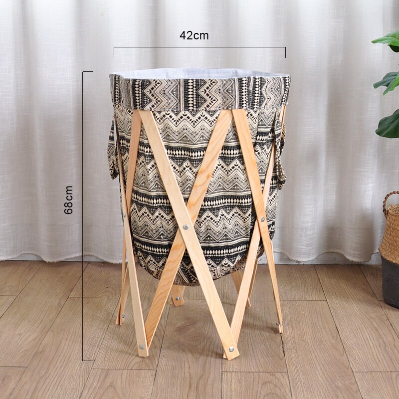 Modern Simple Foldable Creative Large Foldable Laundry Basket - Image 5