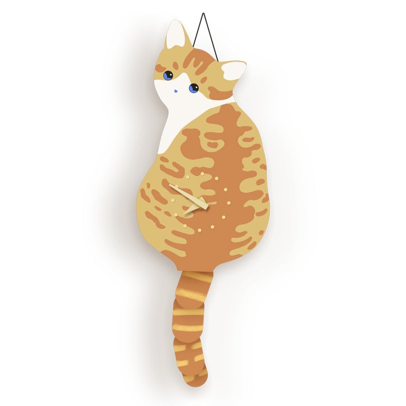 Creative Cat Wall Clock - Image 5