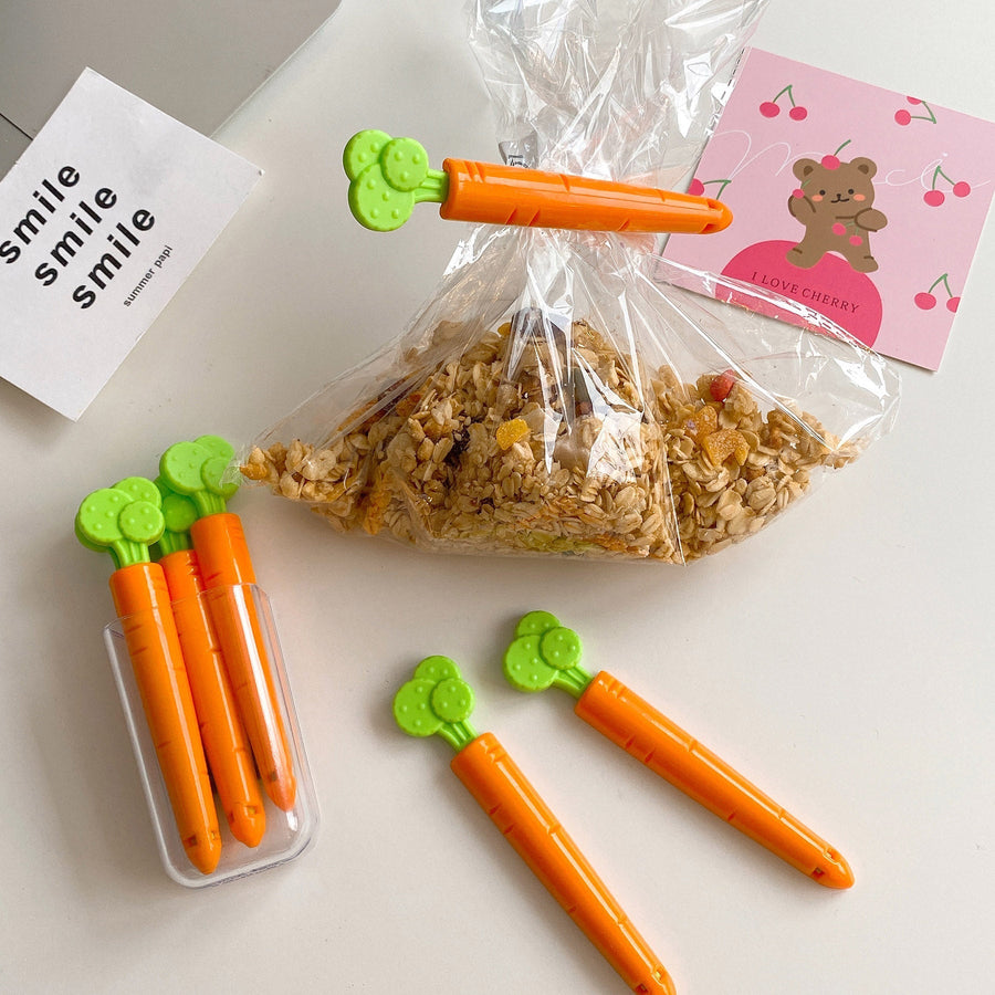 5pcs Sealing Carrot Bag Clips - Image 1