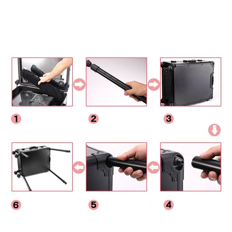 Professional Makeup Table Luggage - Image 2