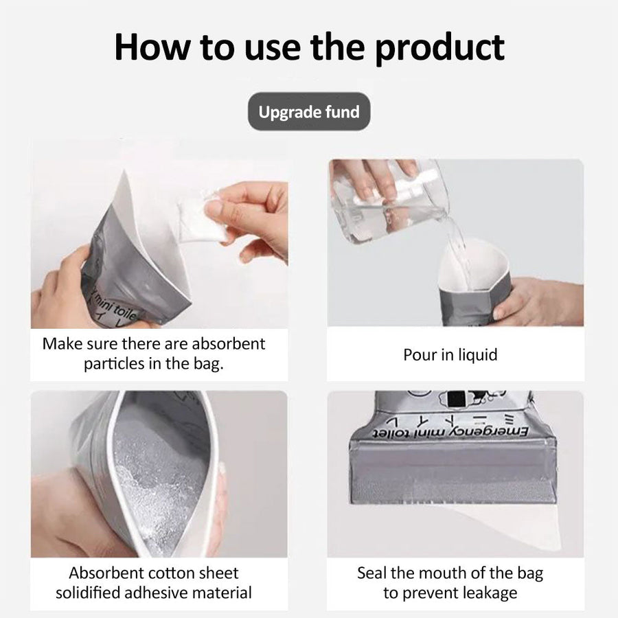 Emergency Portable Car Mini Toilet Bags - Image 1