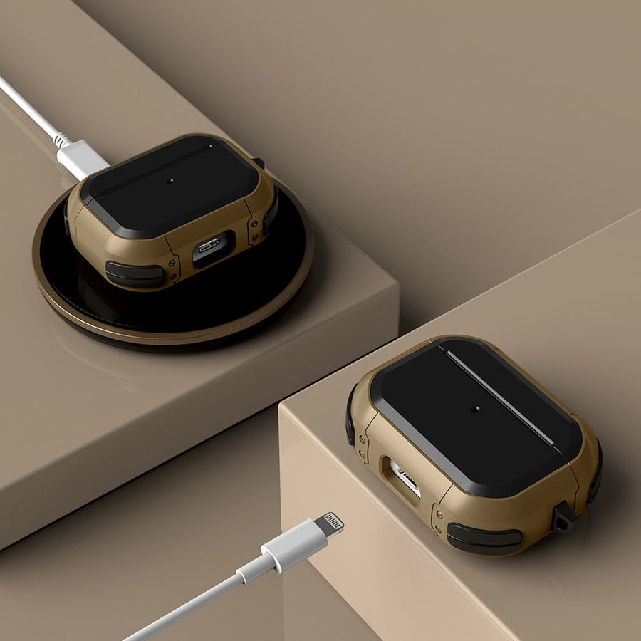 Audio Armor Carbon Fiber Silicone Airpods Case - Image 1