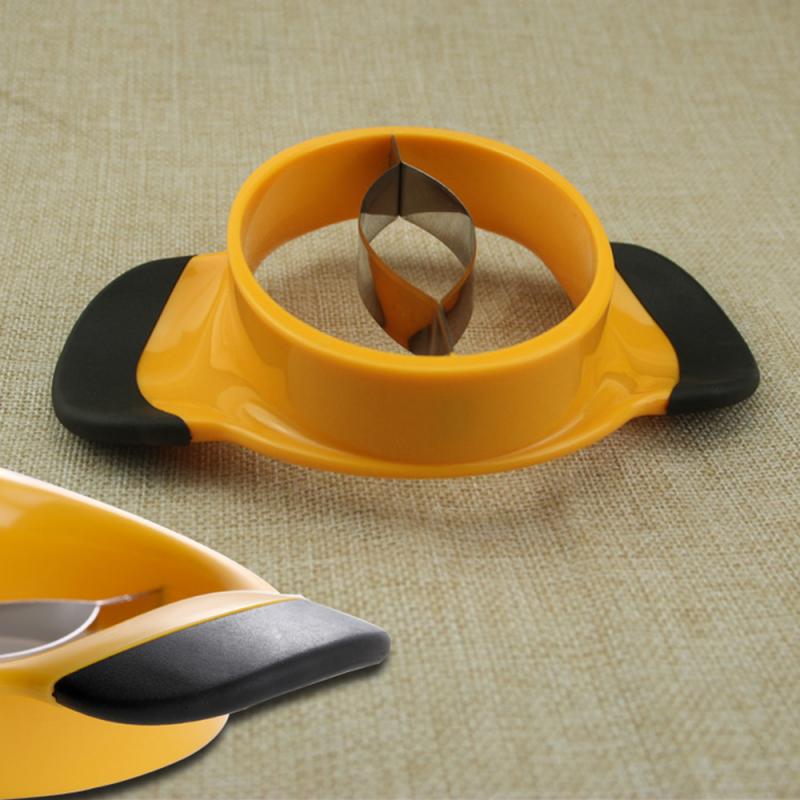 Stainless Steel Mango Slicer Seed Remover - Image 1