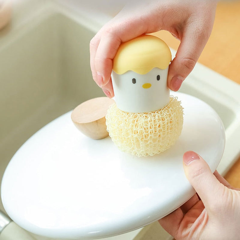 Surprise Egg Kitchen Cleaning Brush - Image 3