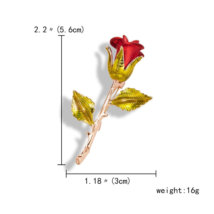 Elegant Rhinestone Flower Brooches - Image 13