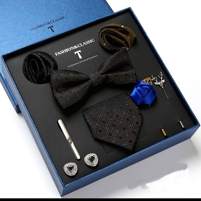 Men Tie Set Luxury Gift Box - Image 11