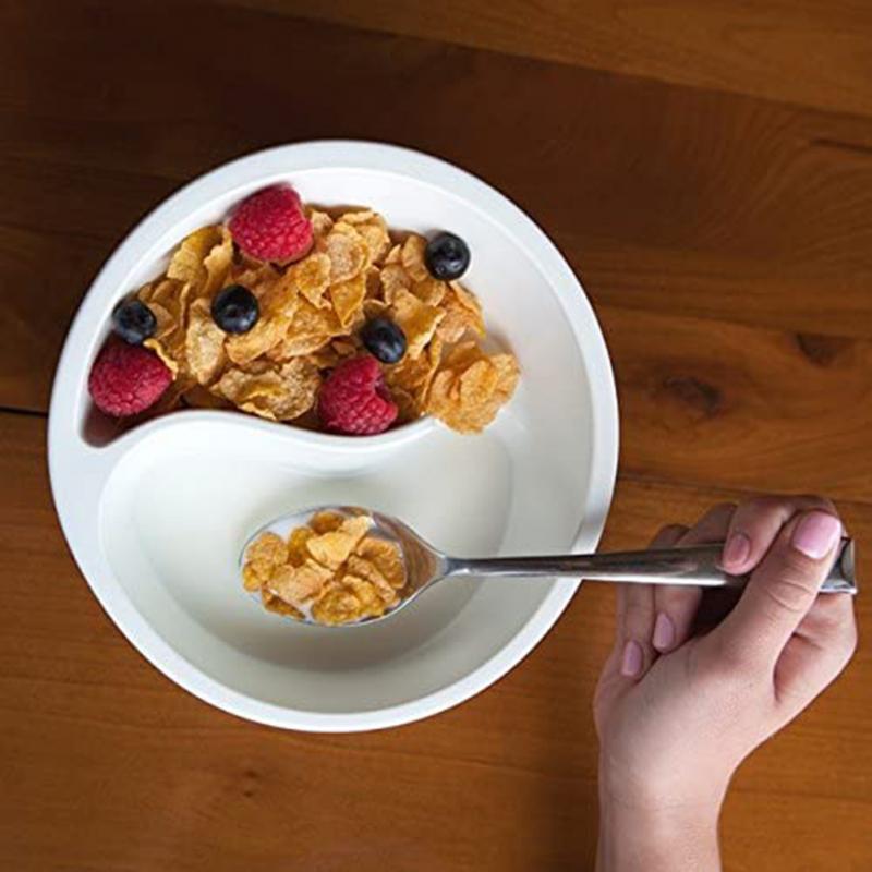 Creative Separated Double Bowls With Handle - Image 0