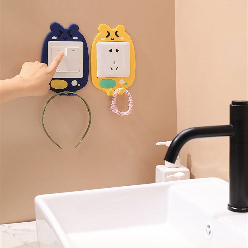 3D Luminous Cartoon Hook Outlet Sticker - Image 2