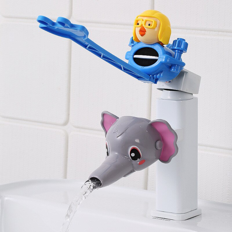 Cartoon Splash Proof Kids Faucet Extender - Image 14