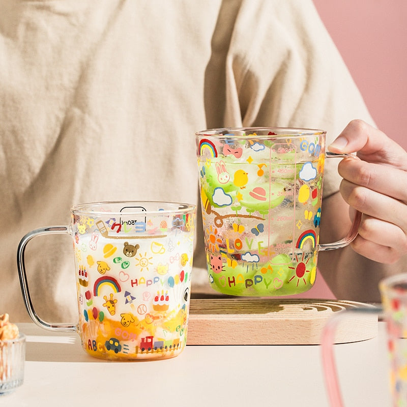 Cartoon Measuring Glass Cup - Image 1