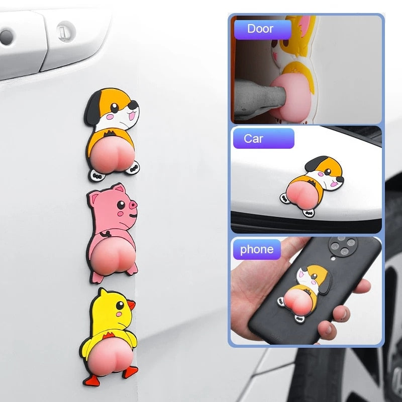 3D Cartoon Car Bumper Door Protectors - Image 5