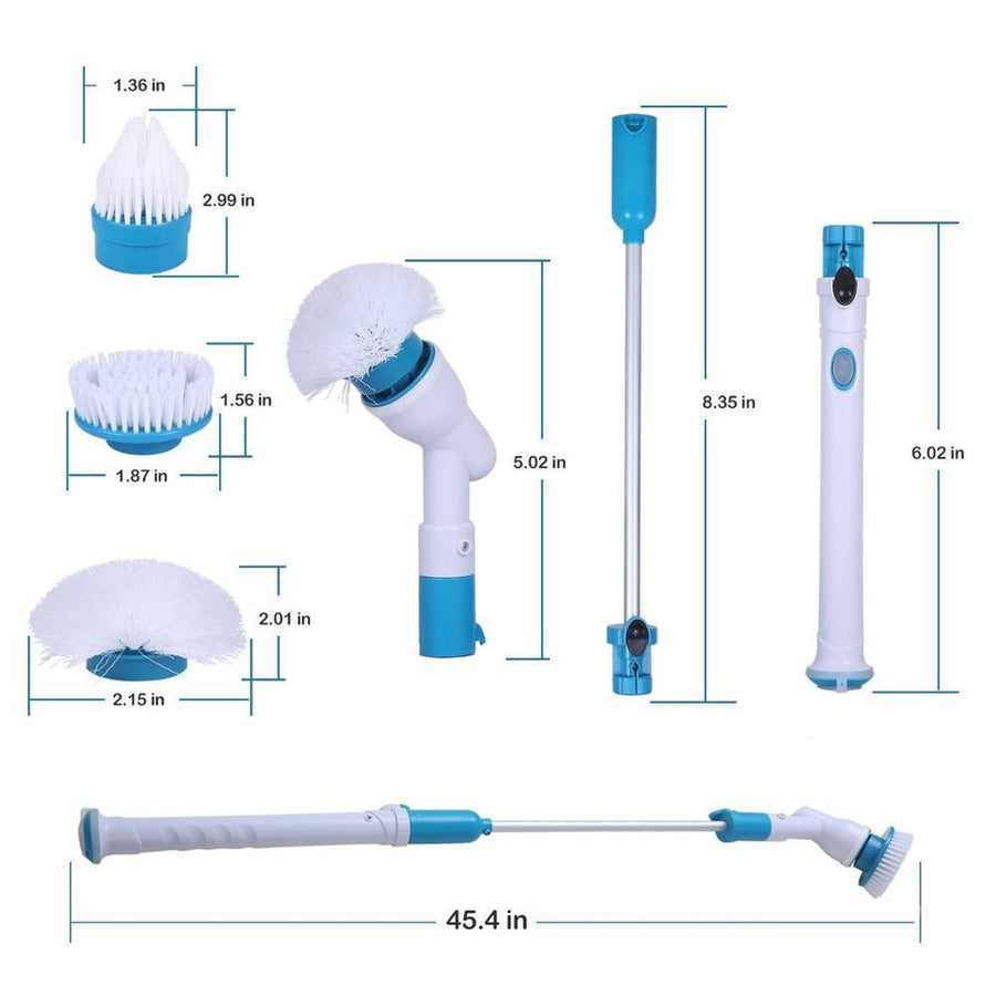 Max Clean Spinner Turbo Electric Scrub Brush - Image 5